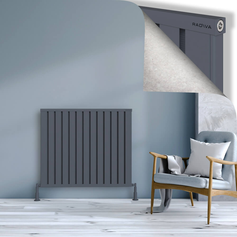 OBI Dekoratif Alüminyum Radyatör 900x1044 Antrasit