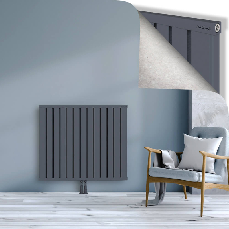 OBI Dekoratif Alüminyum Radyatör 900x1044 Antrasit