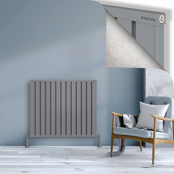 Radiva - Obi Dekoratif Alüminyum Radyatör 900x1044 Gri