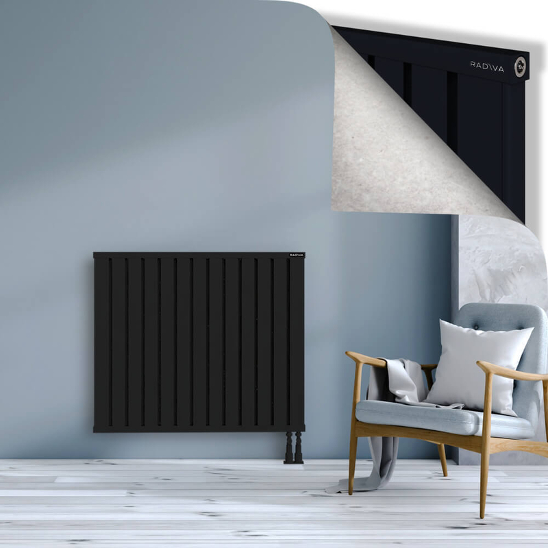 OBI Dekoratif Alüminyum Radyatör 900x1044 Siyah