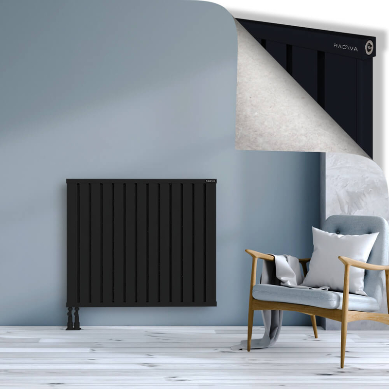 OBI Dekoratif Alüminyum Radyatör 900x1044 Siyah