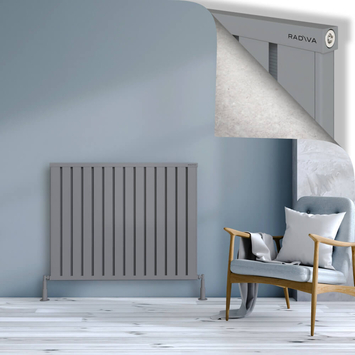 Radiva - Obi Dekoratif Alüminyum Radyatör 900x1124 Gri