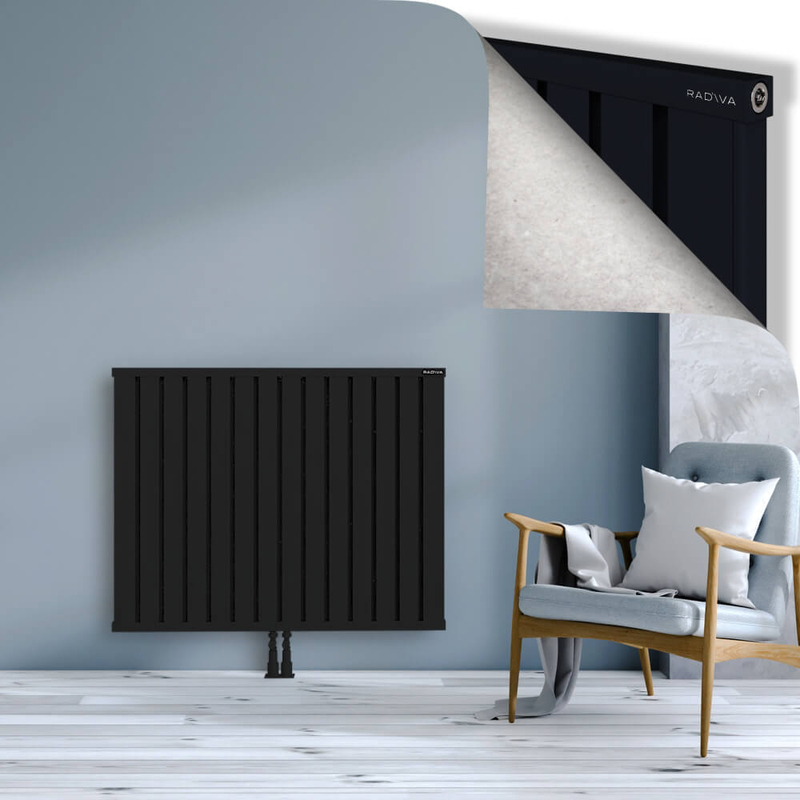 OBI Dekoratif Alüminyum Radyatör 900x1124 Siyah