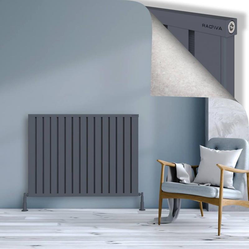 OBI Dekoratif Alüminyum Radyatör 900x1204 Antrasit