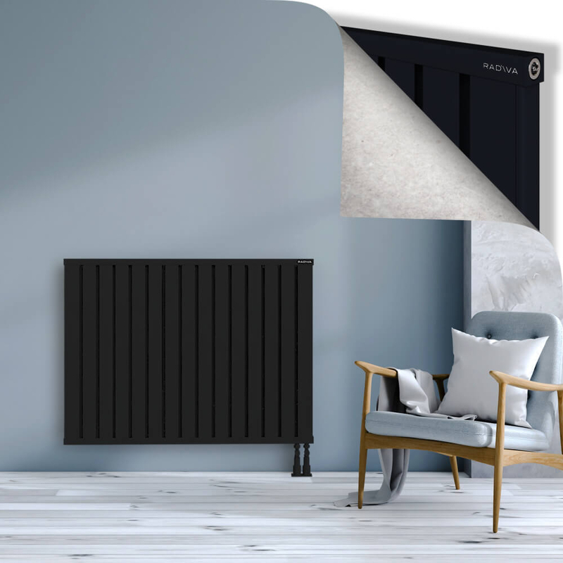 OBI Dekoratif Alüminyum Radyatör 900x1204 Siyah