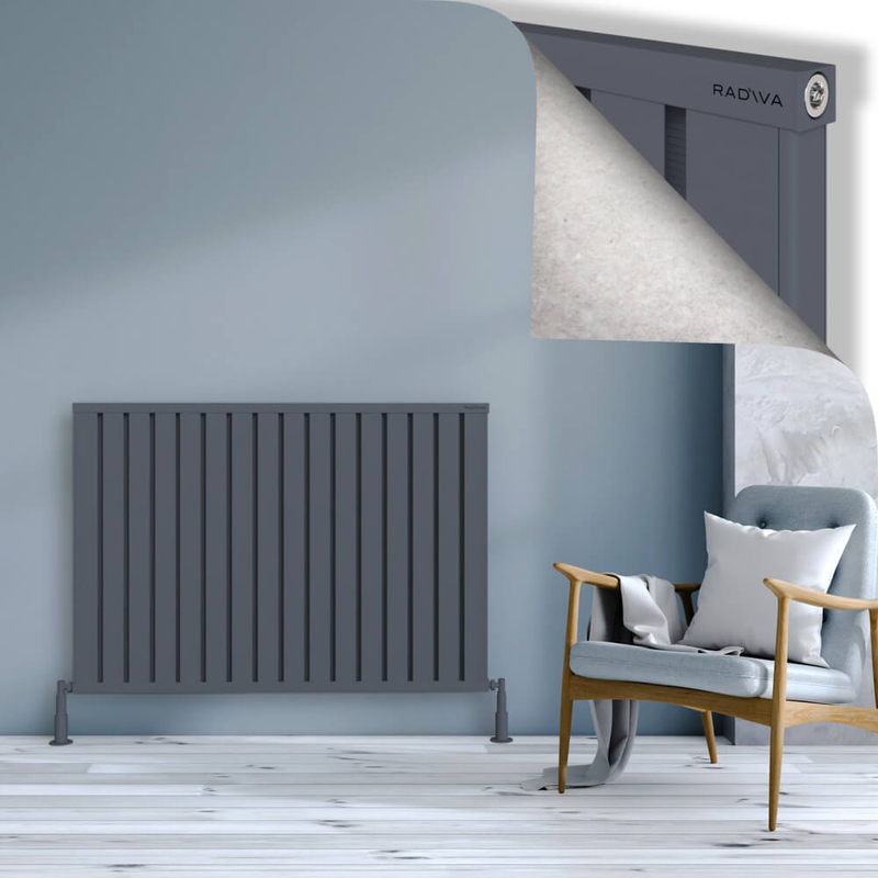 OBI Dekoratif Alüminyum Radyatör 900x1284 Antrasit