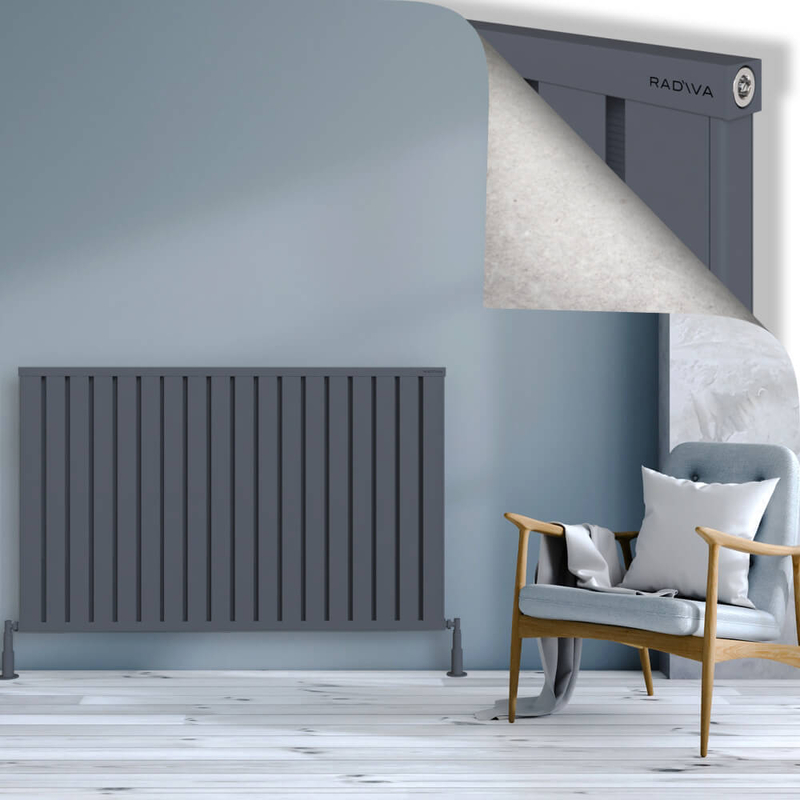 OBI Dekoratif Alüminyum Radyatör 900x1444 Antrasit