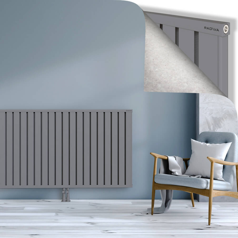 OBI Dekoratif Alüminyum Radyatör 900x1684 Gri