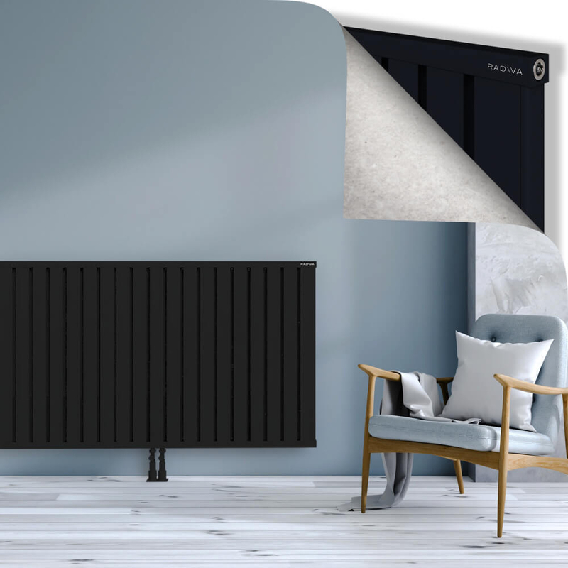 OBI Dekoratif Alüminyum Radyatör 900x1684 Siyah