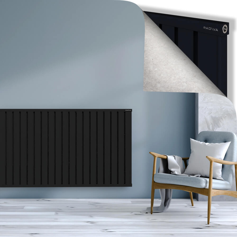 OBI Dekoratif Alüminyum Radyatör 900x1684 Siyah