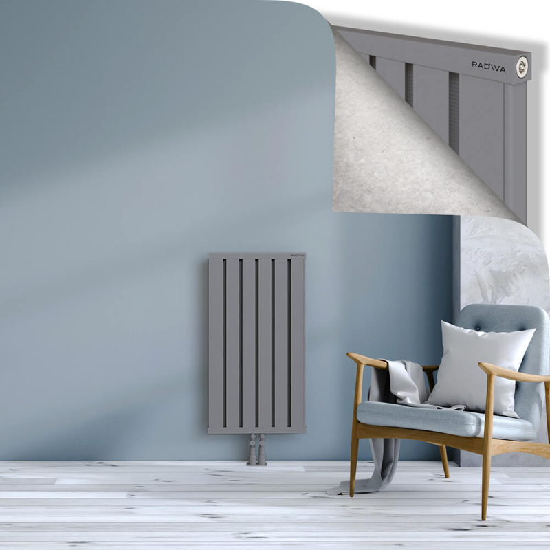 OBI Dekoratif Alüminyum Radyatör 900x484 Gri