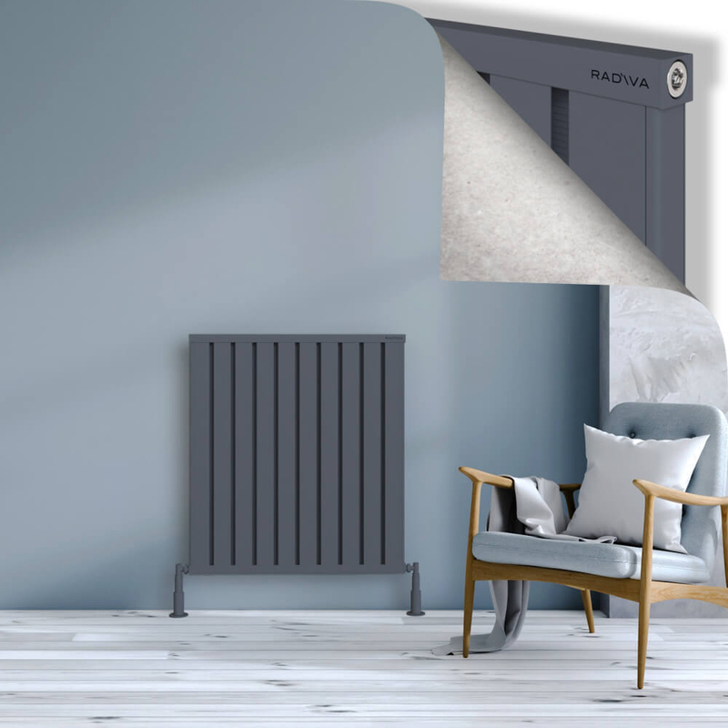 OBI Dekoratif Alüminyum Radyatör 900x804 Antrasit