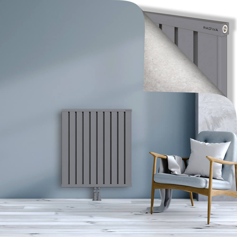OBI Dekoratif Alüminyum Radyatör 900x804 Gri