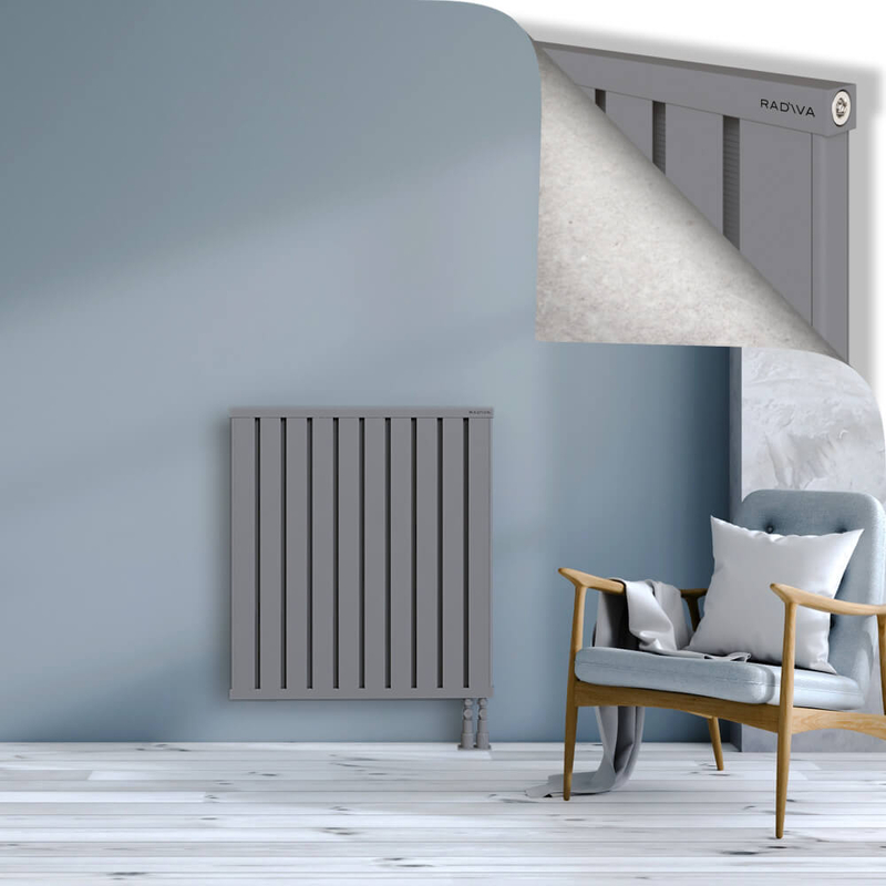 OBI Dekoratif Alüminyum Radyatör 900x804 Gri