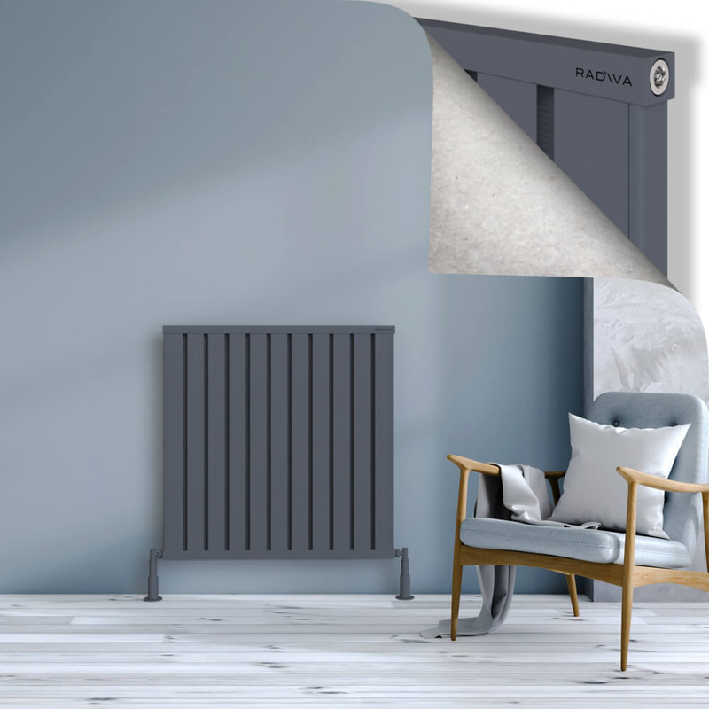 OBI Dekoratif Alüminyum Radyatör 900x884 Antrasit