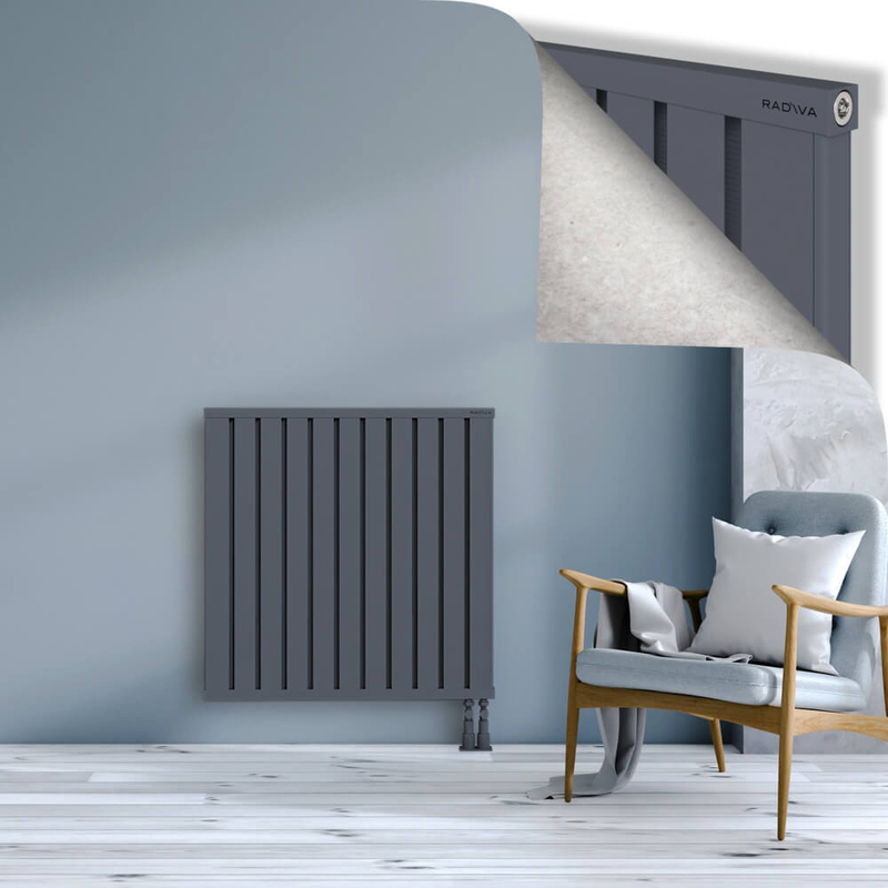 OBI Dekoratif Alüminyum Radyatör 900x884 Antrasit