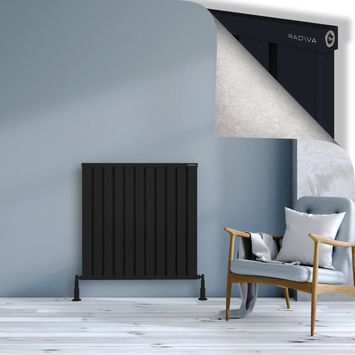 Radiva - Obi Dekoratif Alüminyum Radyatör 900x884 Siyah