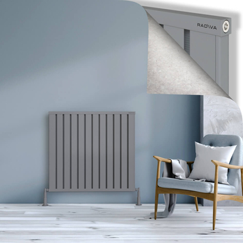 Radiva - Obi Dekoratif Alüminyum Radyatör 900x964 Gri