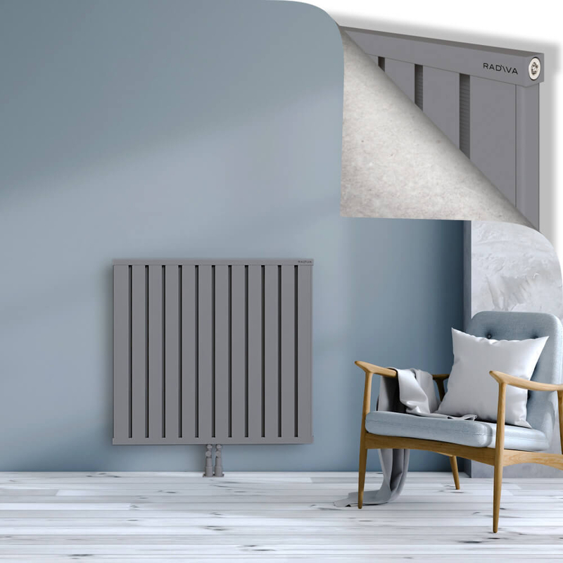OBI Dekoratif Alüminyum Radyatör 900x964 Gri