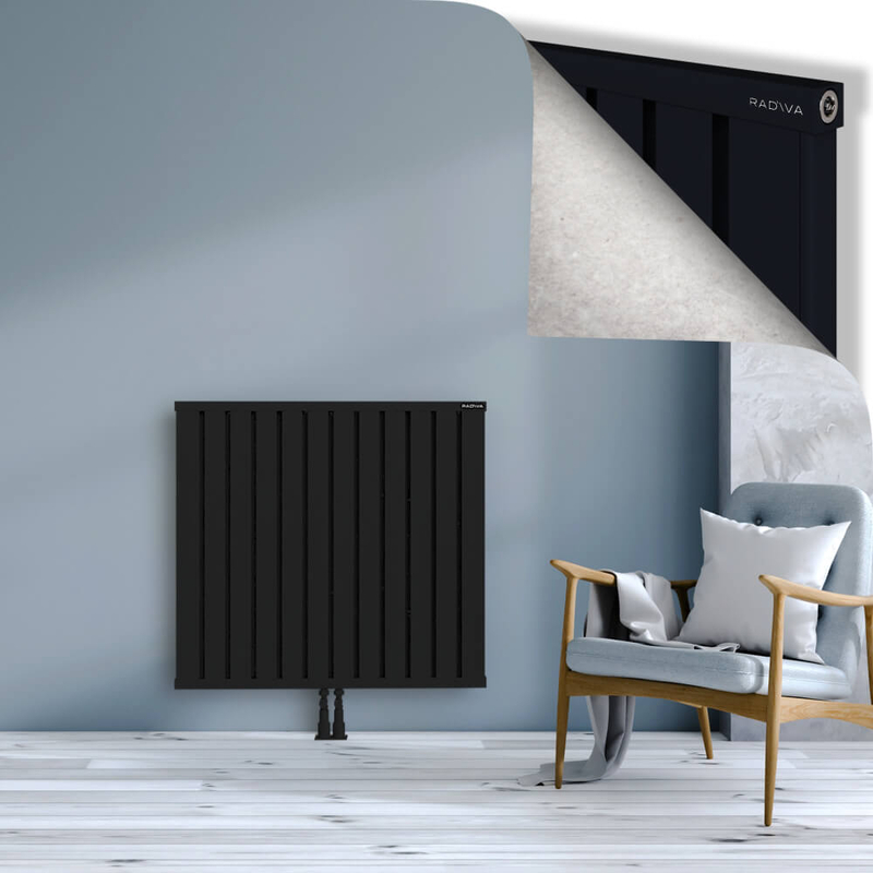 OBI Dekoratif Alüminyum Radyatör 900x964 Siyah