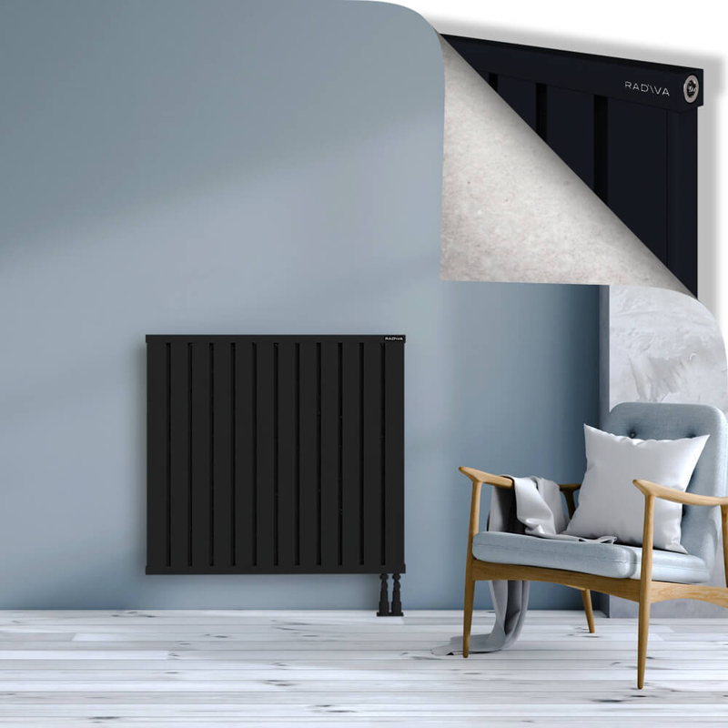 OBI Dekoratif Alüminyum Radyatör 900x964 Siyah