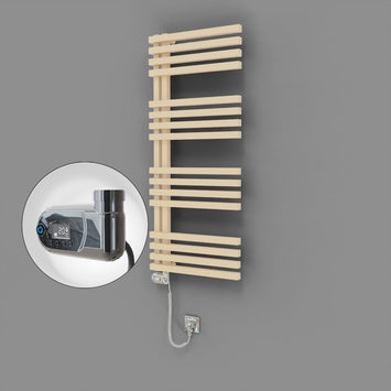 Radiva - Oka Dekoratif Elektrikli Havlupan 500x1200 Kapuçino (Thesis Termostat) 600W