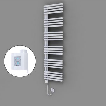 - Oka Dekoratif Elektrikli Havlupan 500x1800 Beyaz (KTX4 Termostat) 1000W Spiral Kablolu  - Oka Dekoratif Elektrikli Havlupan 500x1800 Beyaz (KTX4 Termostat) 1000W Spiral Kablolu