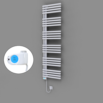 Radiva - Oka Dekoratif Elektrikli Havlupan 500x1800 Beyaz (Musa Termostat) 900W