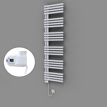 Radiva - Oka Dekoratif Elektrikli Havlupan 500x1800 Beyaz (Thesis Termostat) 900W
