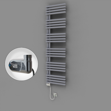 Radiva - Oka Dekoratif Elektrikli Havlupan 500x1800 Gri (Thesis Termostat) 900W