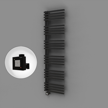 - Oka Dekoratif Elektrikli Havlupan 500x1800 Siyah (KTX1 Termostat) 1000W  - Oka Dekoratif Elektrikli Havlupan 500x1800 Siyah (KTX1 Termostat) 1000W