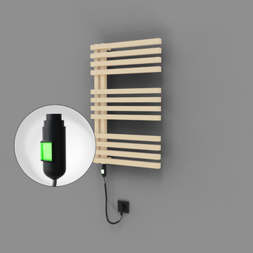 - Oka Dekoratif Elektrikli Havlupan 500x800 Kapuçino (On/Off Düğmeli) 300W  - Oka Dekoratif Elektrikli Havlupan 500x800 Kapuçino (On/Off Düğmeli) 300W