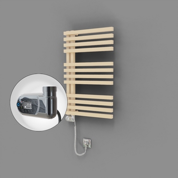 Radiva - Oka Dekoratif Elektrikli Havlupan 500x800 Kapuçino (Thesis Termostat) 300W