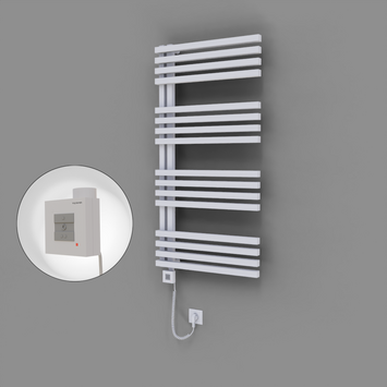 - Oka Dekoratif Elektrikli Havlupan 600x1200 Beyaz (KTX1 Termostat) 600W Spiral Kablolu  - Oka Dekoratif Elektrikli Havlupan 600x1200 Beyaz (KTX1 Termostat) 600W Spiral Kablolu