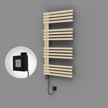  - Oka Dekoratif Elektrikli Havlupan 600x1200 Kapuçino (KTX1 Termostat) 600W Spiral Kablolu