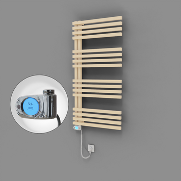 Radiva - Oka Dekoratif Elektrikli Havlupan 600x1200 Kapuçino (Musa Termostat) 600W