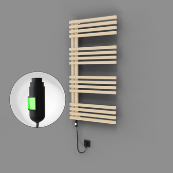  - Oka Dekoratif Elektrikli Havlupan 600x1200 Kapuçino (On/Off Düğmeli) 600W