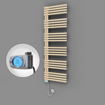 Radiva - Oka Dekoratif Elektrikli Havlupan 600x1800 Kapuçino (Musa Termostat) 900W