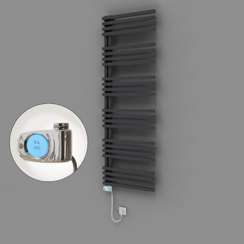 - Oka Dekoratif Elektrikli Havlupan 600x1800 Koyu Antrasit (Musa Termostat) 900W  - Oka Dekoratif Elektrikli Havlupan 600x1800 Koyu Antrasit (Musa Termostat) 900W