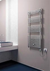 Olib Electric Towel Warmer 300 Watt 500x1200 Chrome (On/Off) - Thumbnail