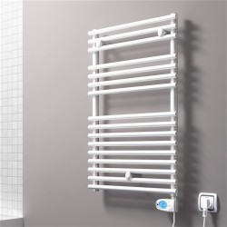 Olib Electric Towel Warmer 300 Watt 500x800 White (Musa Thermostat) - Thumbnail