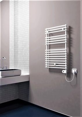 Olib Electric Towel Warmer 300 Watt 500x800 White (Thesis Thermostat)