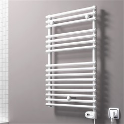 Olib Electric Towel Warmer 300 Watt 500x800 White (Thesis Thermostat) - Thumbnail