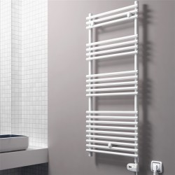 Olib Electric Towel Warmer 600 Watt 500x1200 White (Thesis Thermostat) - Thumbnail