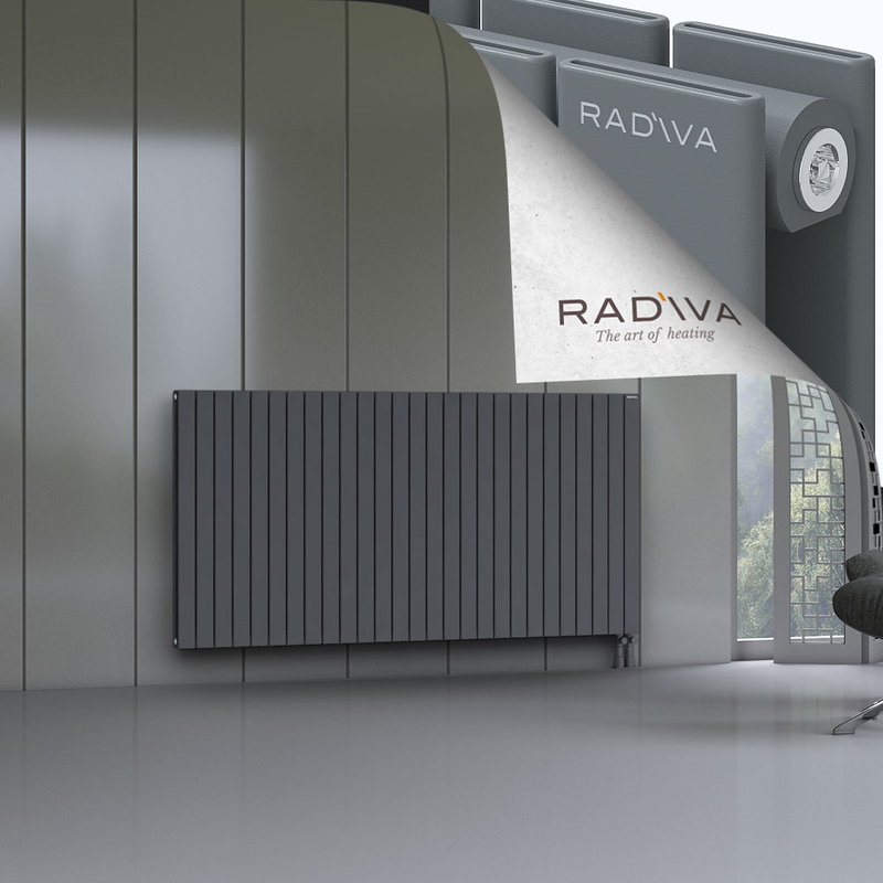 Oti Aluminium Radiator 1000x1994 Anthracite