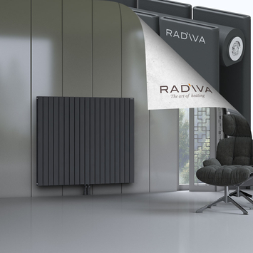 Oti Aluminium Radiator 1200x1402 Dark Anthracite - Thumbnail