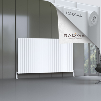 Oti Aluminium Radiator 1200x2068 White - Thumbnail