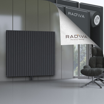 Oti Aluminium Radiator 1500x1698 Dark Anthracite - Thumbnail