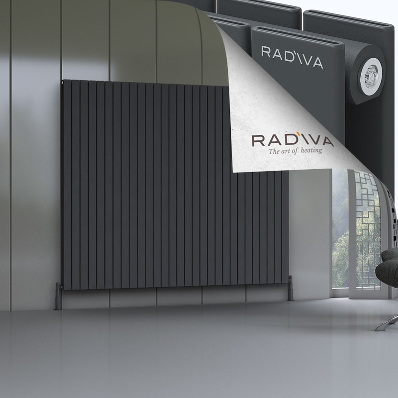 Oti Aluminium Radiator 1800x2142 Dark Anthracite