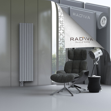 Oti Aluminium Radiator 1800x440 Grey - Thumbnail